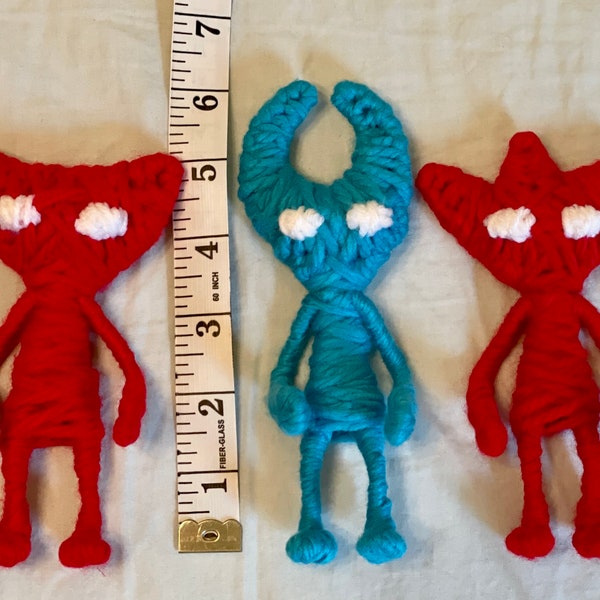 Mini Poseable Yarny Doll (Unravel) (Smaller size!)