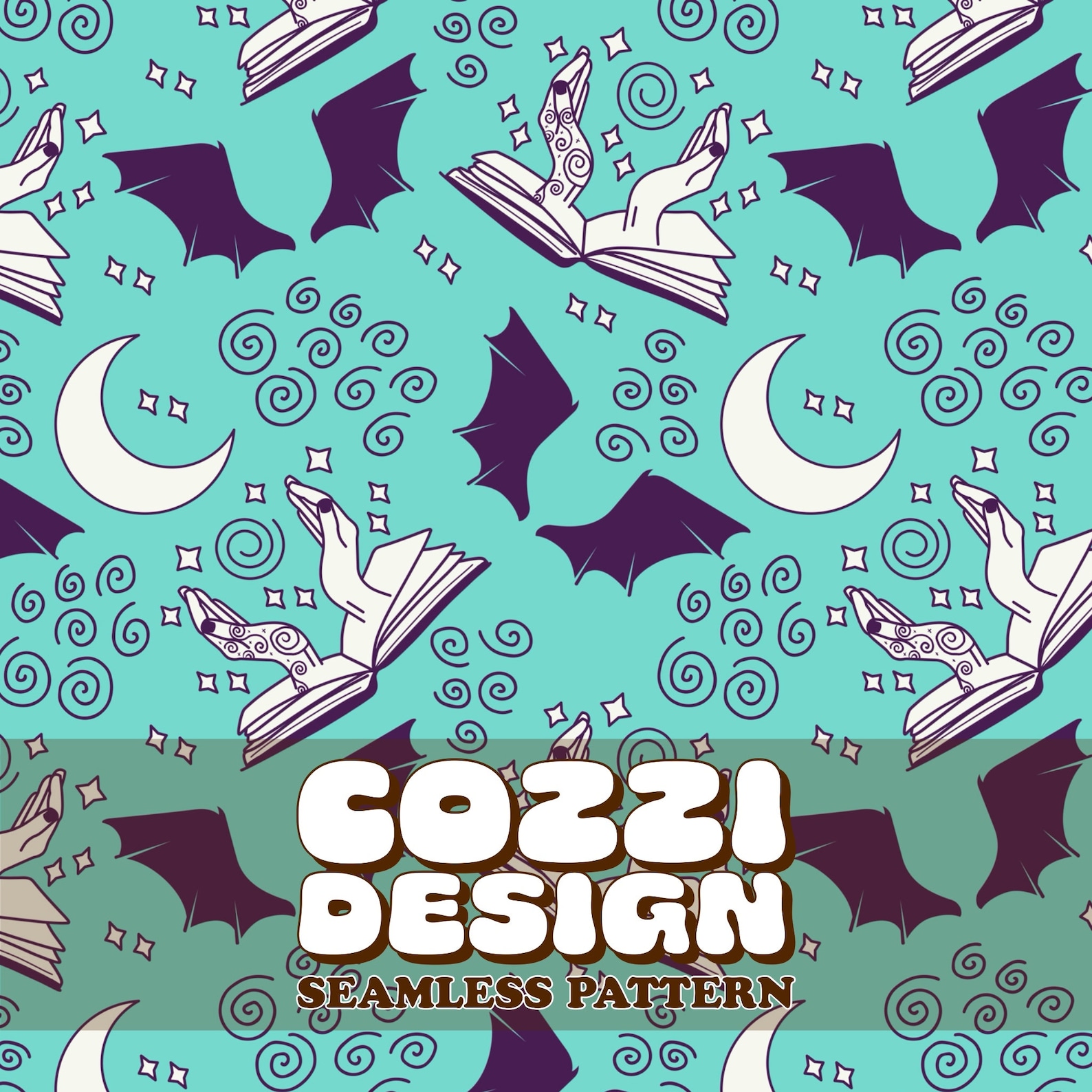 Night Court Seamless Pattern: ACOTAR Booktok Fabrics (digital Download ...