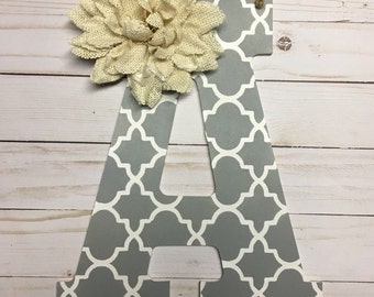 Front Door Hanger - Monogram Door Hanger - Initial Door Decor - Door Decor - Bedroom Wall Decoration - Door Letter Hanger - Dorm Decor