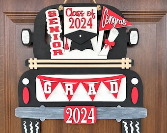 Graduation 2024 Truck Sign - Graduation Decor - Class of 2024 Decoation - Graduation Porch Decor