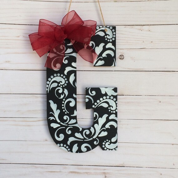 Front Door Hanger Door Decoration Damask Door Hanger Etsy