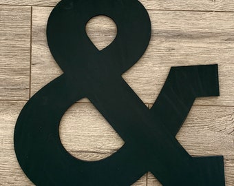 Ampersand Wall Hanger - Gallery Wall Ampersand-  Bedroom Decor - And Sign - Wall hanging decor