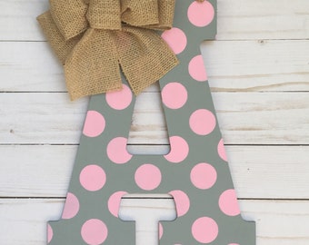 Monogram Door Hanger - Nursery Decor - Dorm Room Decor - Front Door Decor - Wall Letters - Wall Hanging - Wall Decor -Wall Letters