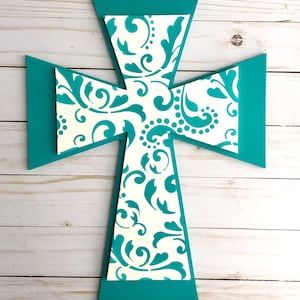 Decorative Wall Cross  - Decorative Crosses - Wall Hanging Cross - Wedding Gift - Cross Wall Decor - Religious Cross - Cross Wall Art