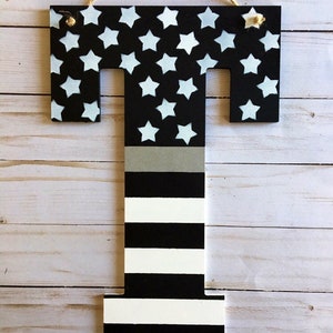 Correctional Officer Gifts -Thin Gray Line Flag -  Corrections Gray Line Flag - Correctional Gray Line Door Hanger - Corrections Gift