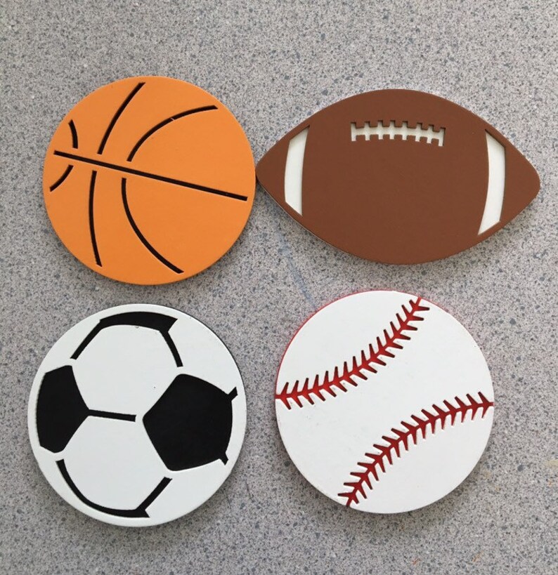 Kids Room Decor Kids Room Wall Decor Kids Sports Decor Sports Wall Decor Boys Room Decoration Boys Wall Hanger Playroom Decor image 2