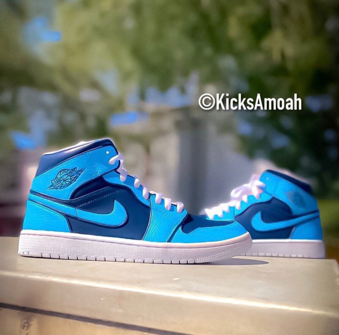 custom painted jordans