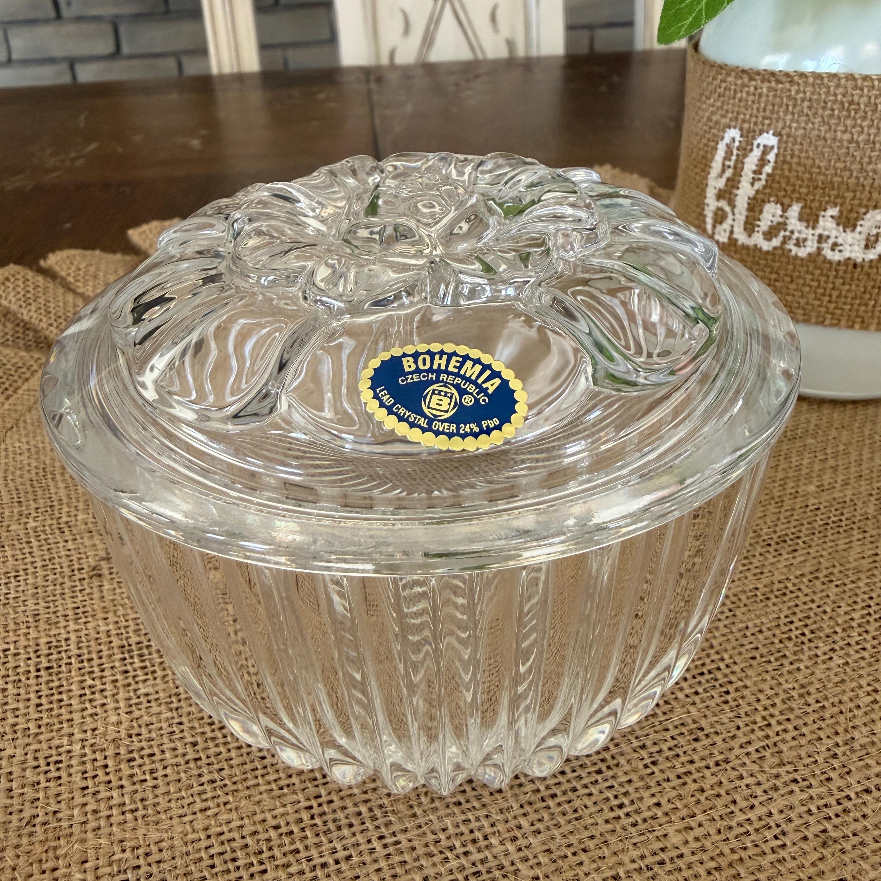 Czech Bohemia Glass Dish - Etsy