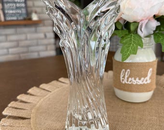 Mikasa Spring Flair Crystal Vase