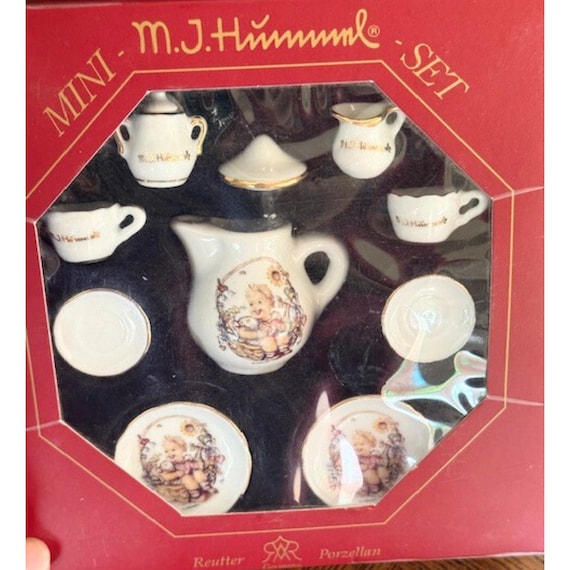 Mini M.J. Hummel Tea Set by Reutter Porzellan - Etsy