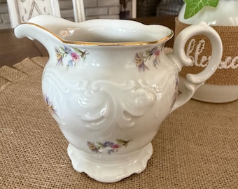 Jarra de crema vintage de porcelana fina Wawel Polonia, de Wawel.