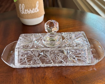 Vintage 1940s F.B. Rogers #357 Silver Plate Butter Dish, Lion Head