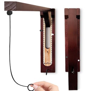 Hideaway Hook and Ring Game On A String - Weather Resistant & Easy Setup - Man Cave Games - Wall Games For Game Room Games - Wall Ring Toss