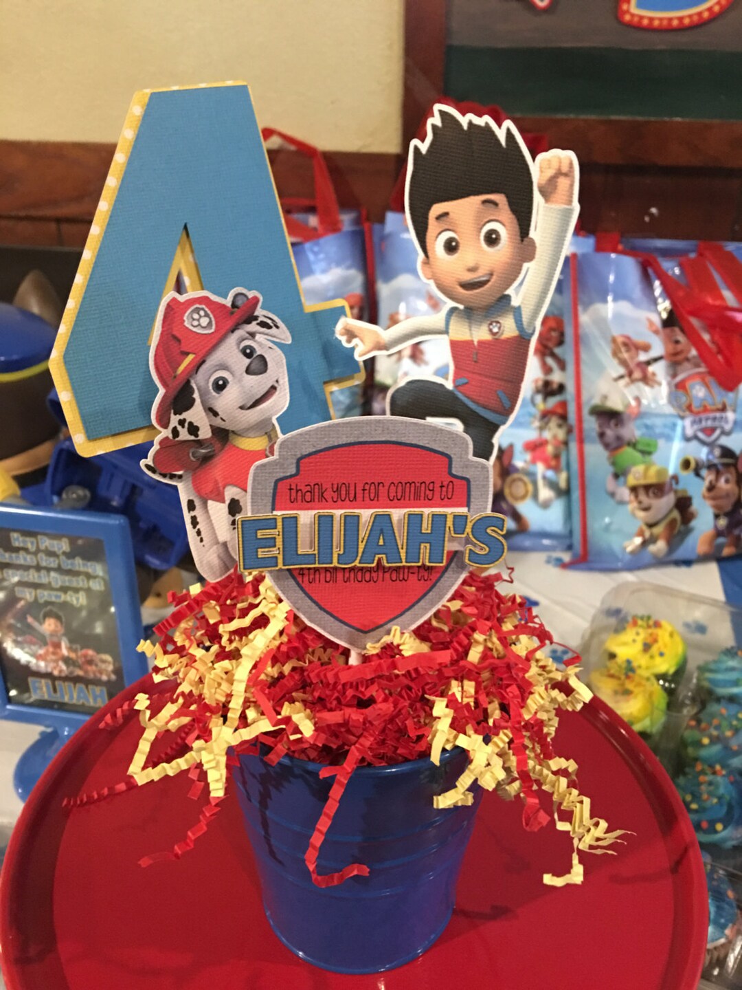 Paw Patrol Centerpieces - Etsy