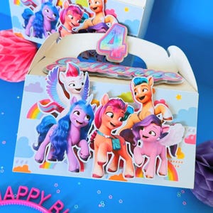New Gen My Little Pony favor boxes