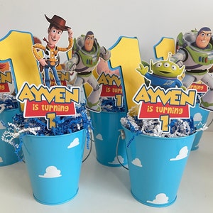 Toy Story centerpiece Toy Story birthday decor Woody Buzz party decoration Toy Story theme Toy Story birthday decorations Toy Story birthday