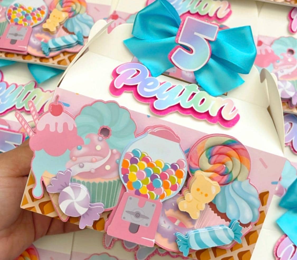 Two Sweet birthday Favor Box