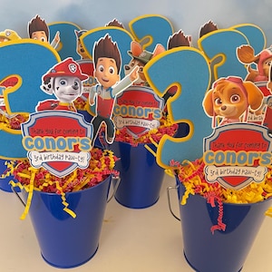 Paw Patrol Centerpiece Paw Patrol decoration Paw Patrol table decor Paw Patrol birthday Paw Patrol theme