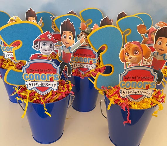 Paw Patrol Centerpiece Paw Patrol decoration Paw Patrol table decor Paw Patrol birthday Paw Patrol theme