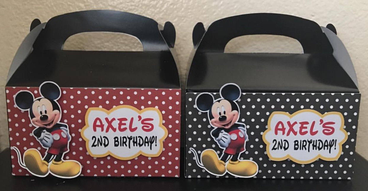 Mickey favor boxes Etsy