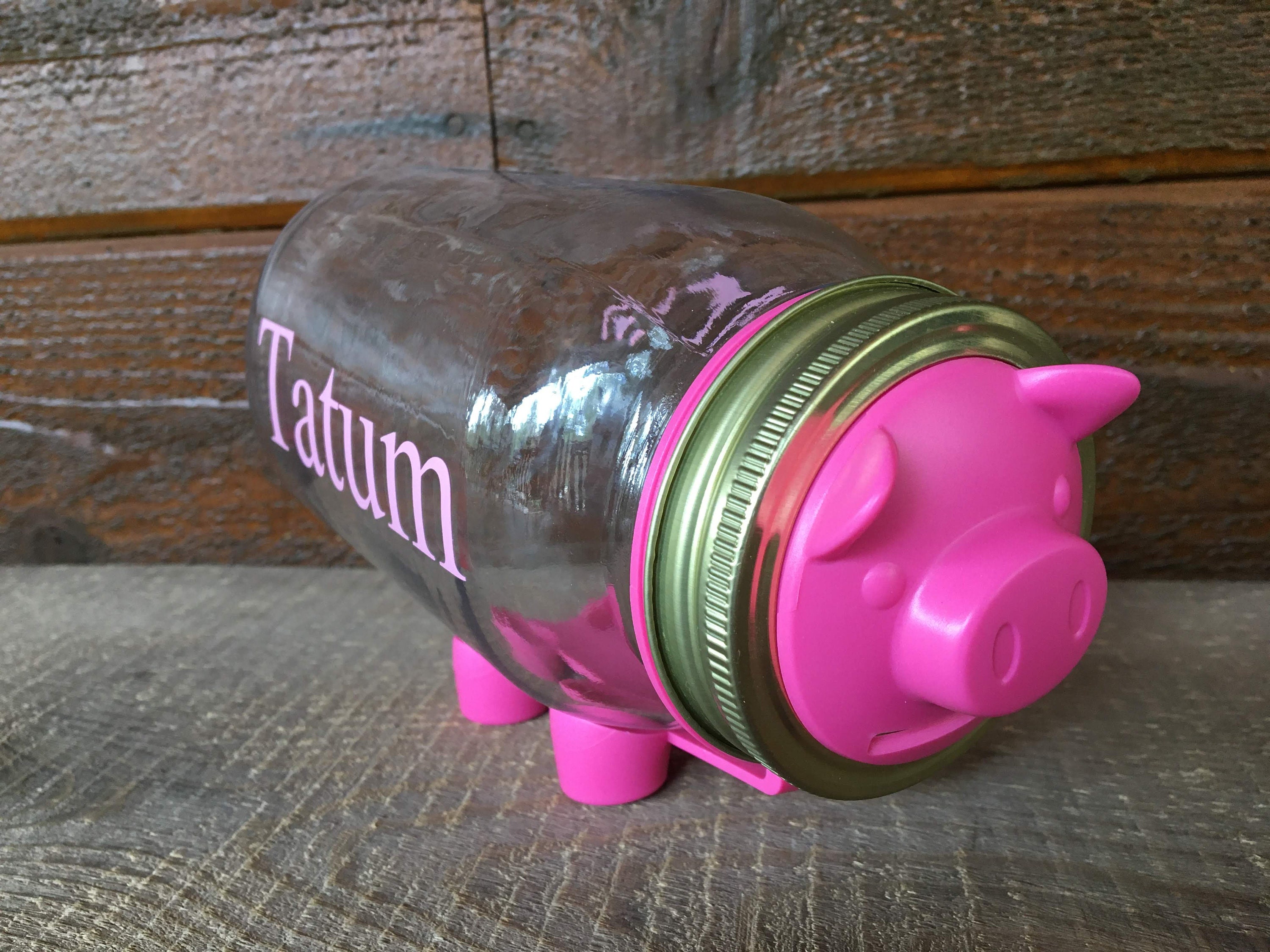 Piggy Bank Piggy Bank Mason Jar Bankmason jar bankmason jar Etsy