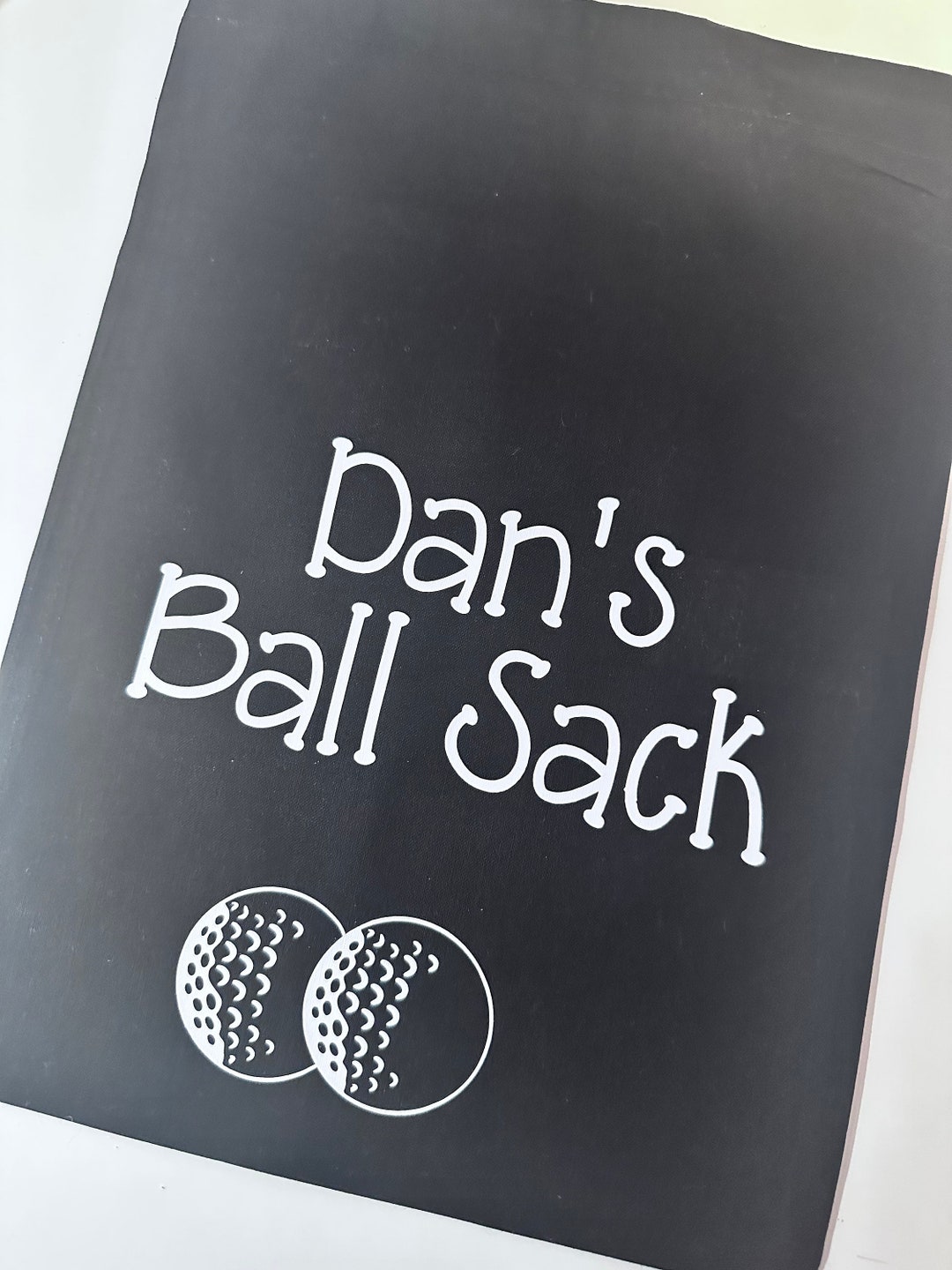 Personalised Golf Ball Bag Sack, Fun Joke Gift Etsy UK