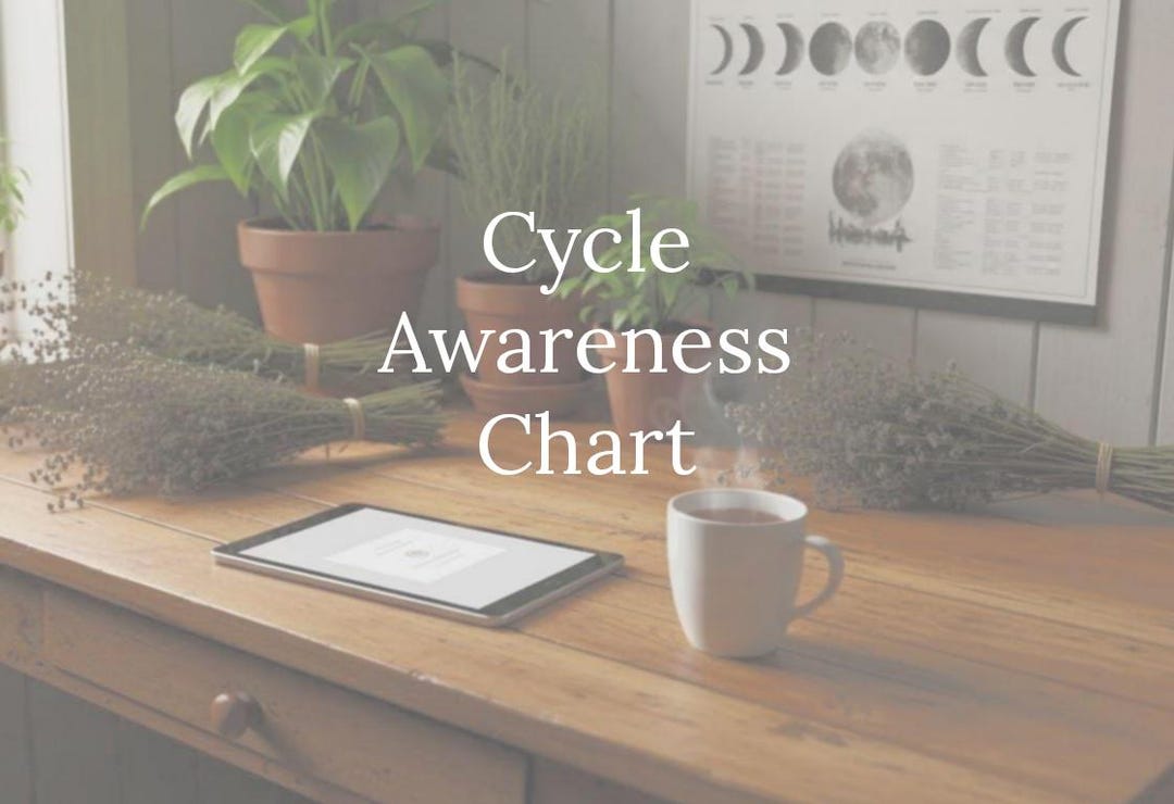 Cycle Awareness Chart | Printable Period Tracker PDF | Track Unique ...