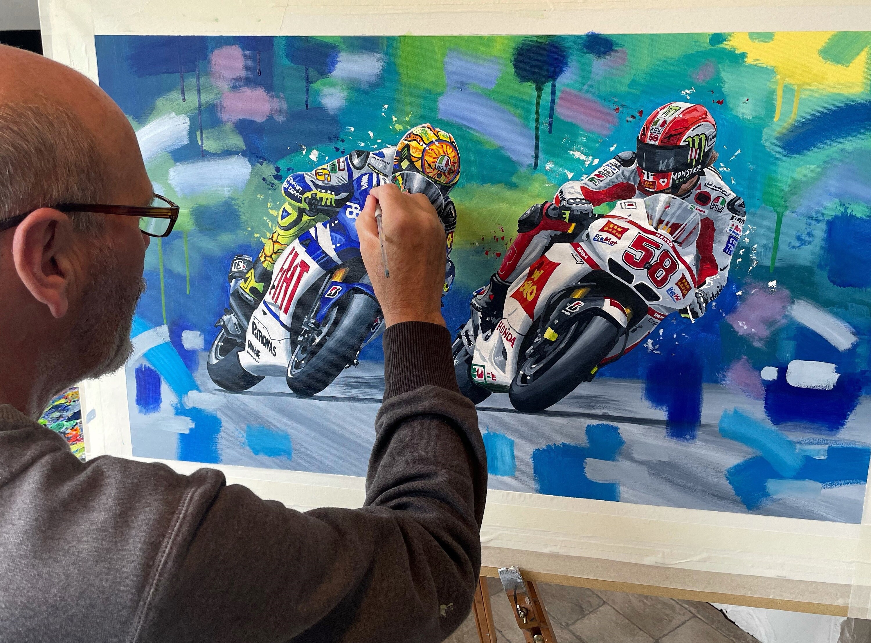 Commission an Original Motorsport Painting by Greg Tillett Etsy UK