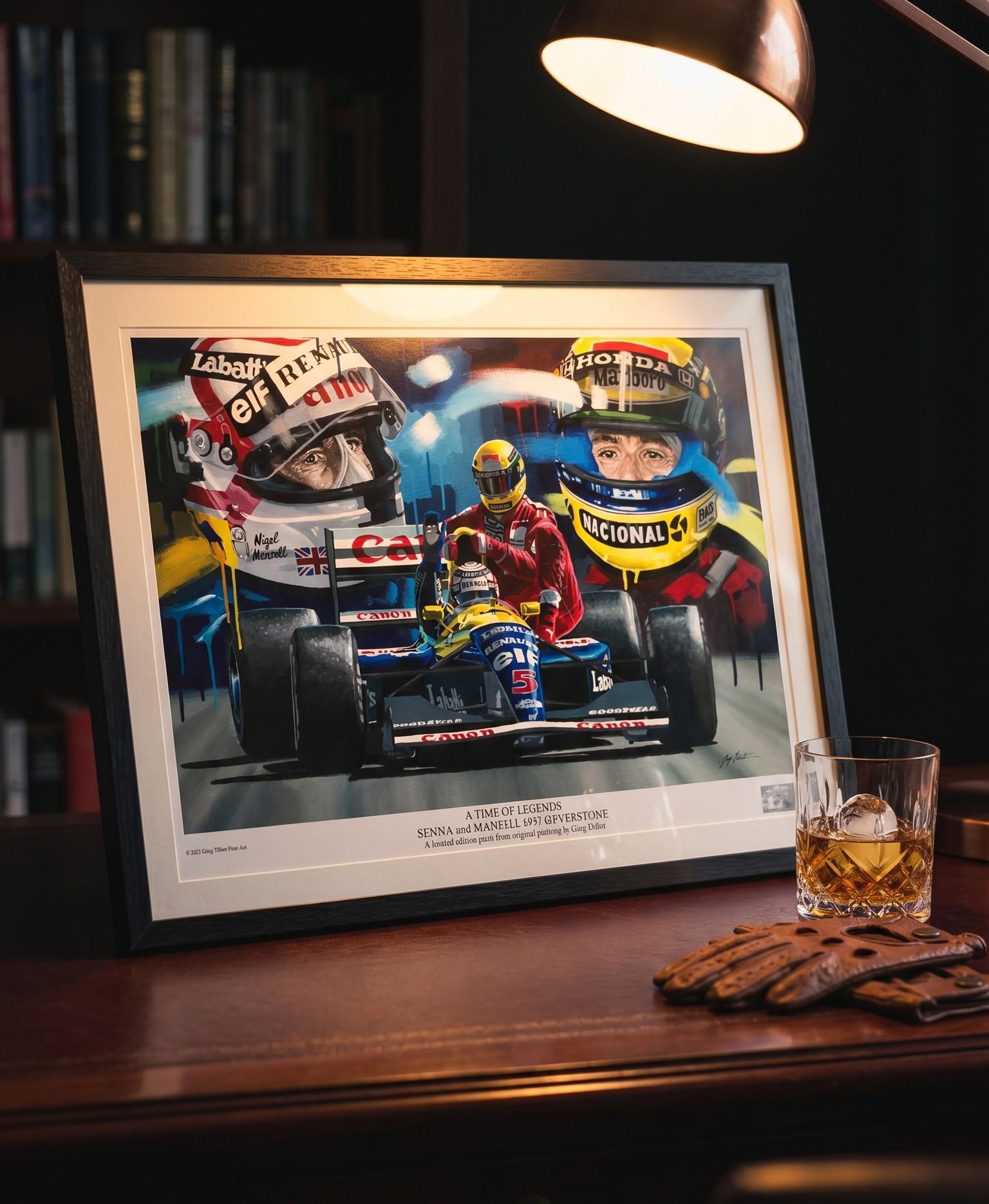 Ayrton senna signed - Etsy 日本