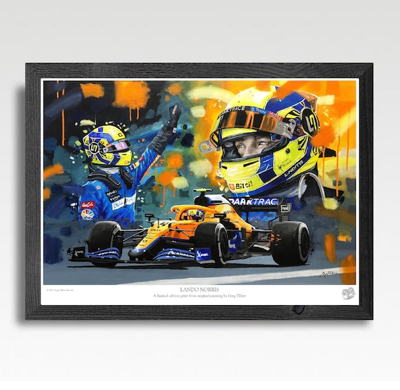 Lando Norris F1 Art Print: Signed Limited Edition Formula One