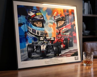 フィンランドの元レーシングF1ドライバー、ミカ・ハッキネンの直筆