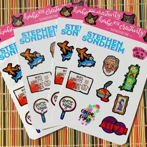Sondheim Sticker Sheet Series 1 x1