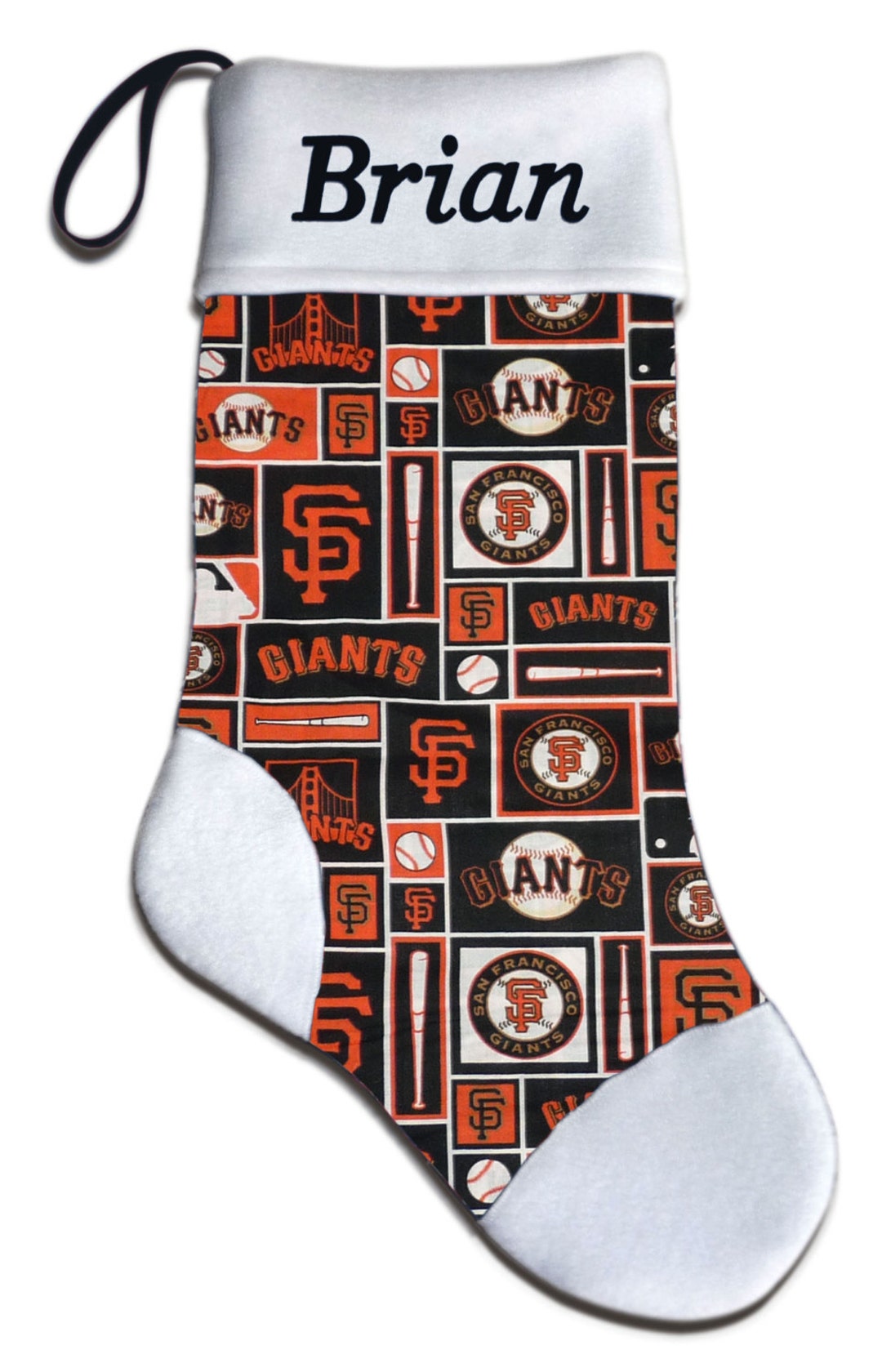 Personalized MLB San Francisco Giants Baseball Christmas Stocking ...