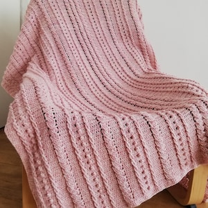 Crochet pattern cable blanket/Hibernate blanket Modern Textured Afghan pattern/Cabled Throw Blanket pattern/Braided Blanket crochet pattern