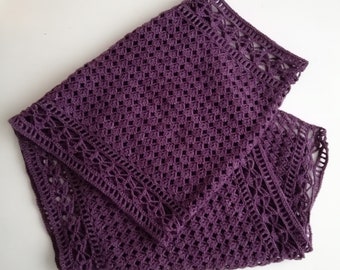 Crochet shawl pattern,Le Dramont Lace Crochet Stole,Crochet Wrap Pattern,Crochet scarf,Lace stole pattern,Crochet throw pattern US terms