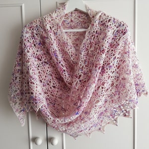 Crochet Shawl Pattern,summer Breeze Lace Crochet Shawl,crochet Wrap ...