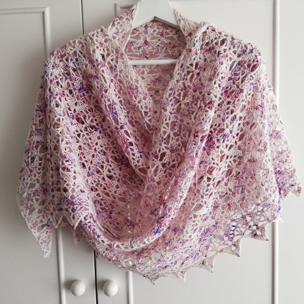 Crochet shawl pattern,Summer Breeze Lace Crochet Shawl,Crochet Wrap Pattern,Crochet scarf,Lace stole pattern,Crochet throw pattern US terms