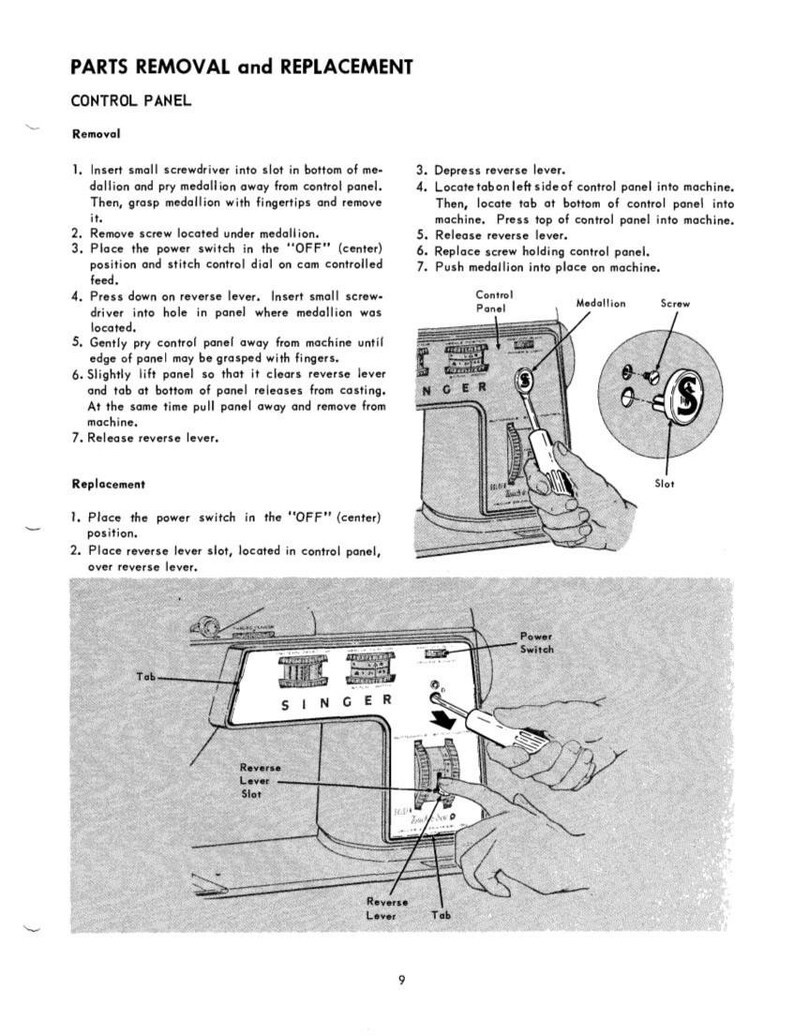 Download Singer Sewing Machine model 750 service manual repair manual | Etsy