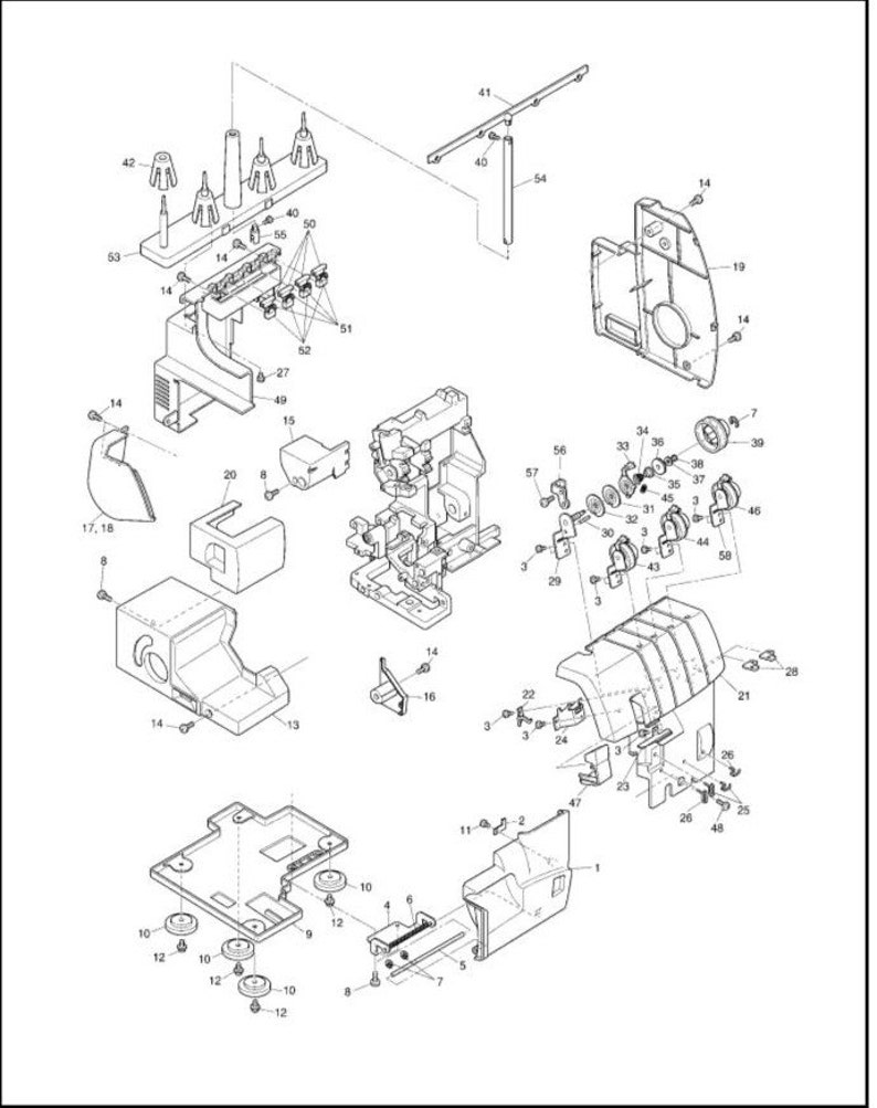 Brother Serger 1034d Manual