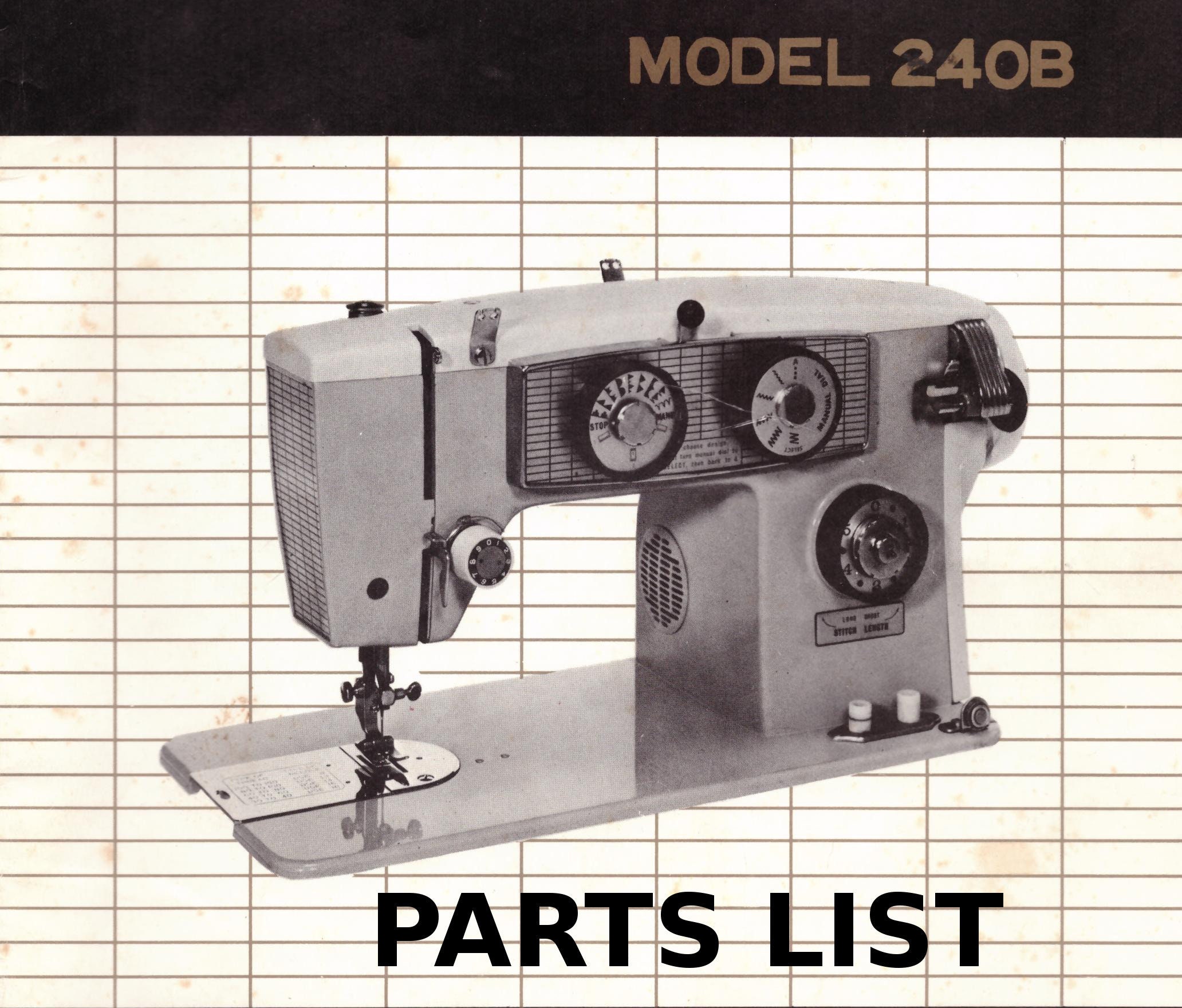 Underwood Dressmaker Sewing machine Owners Manual parts list Etsy