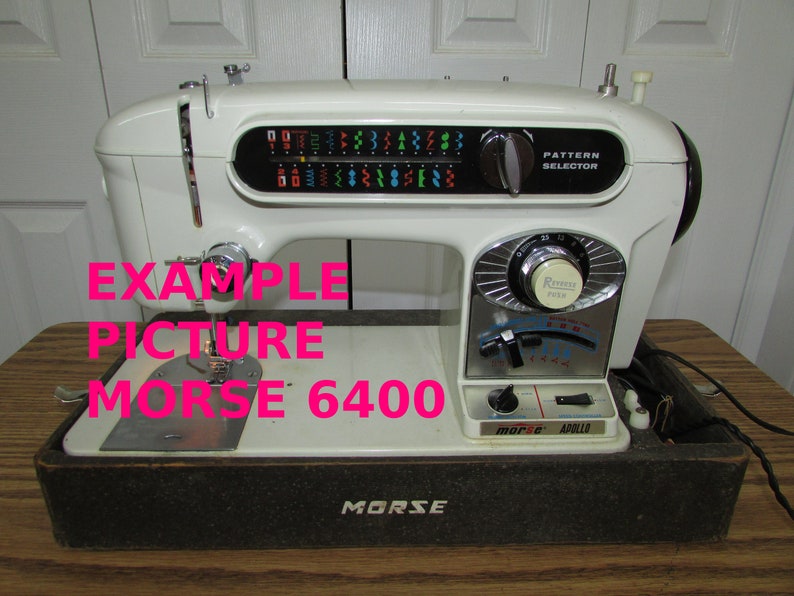 Morse Sewing Machine Morse Fotomatic V Model Apollo Etsy My XXX Hot Girl