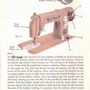 Atlas sewing machine owners manual user manual Pink Atlas | Etsy