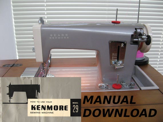 Sears Kenmore Model 40 Sewing Machine Owners Manual Machine Etsy Delectable Kenmore Sewing Machine Manuals Sears Kenmore Model 40 Sewing Machine Owners Manual Machine Etsy Delectable Kenmore Sewing Machine Manuals