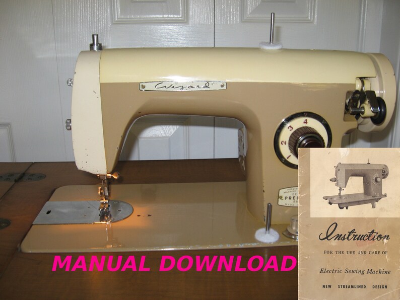 Wizard Sewing machine Owners user operators Manual White Etsy