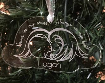 angel baby christmas ornament