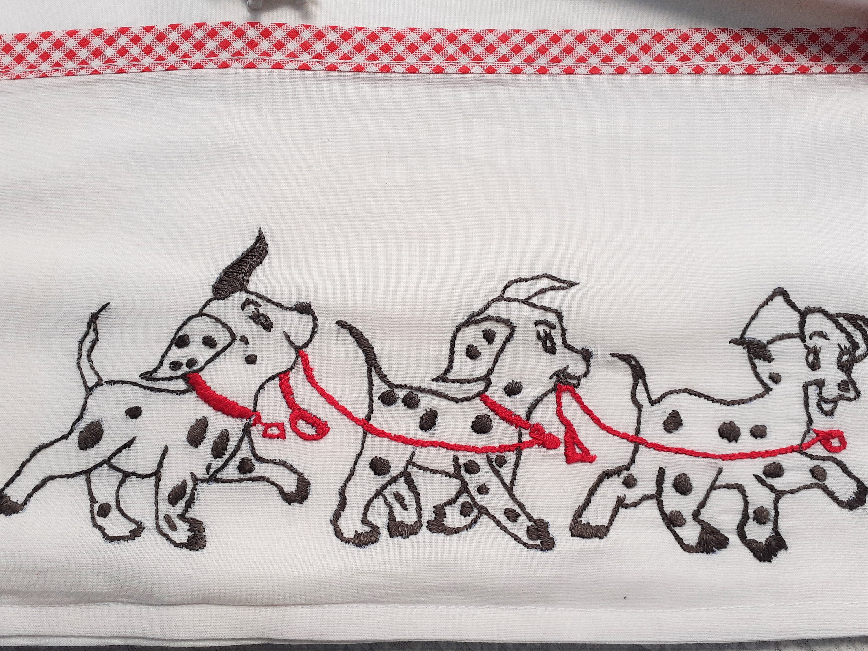 101 Dalmatians,disney,baby Sheet & Pillowcase,hand Embroidery,bedding