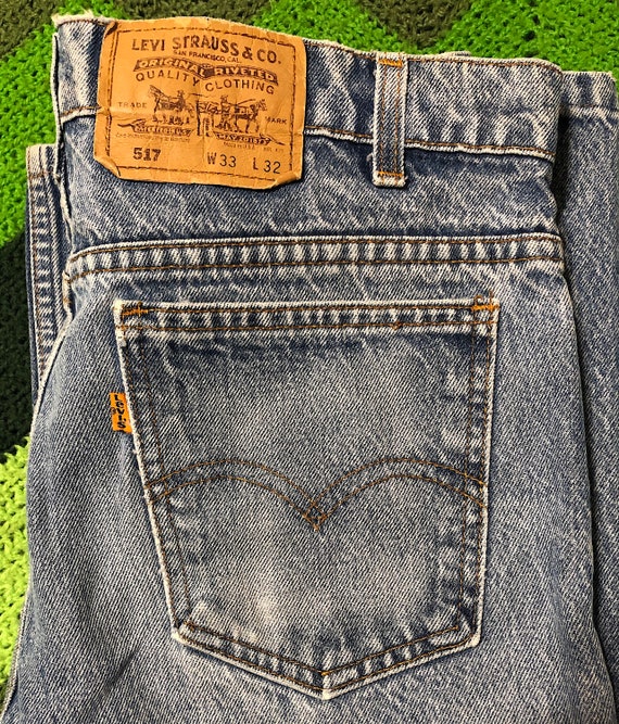 Vintage 1970s 1980s Levis 517 Orange Tab Perfectly Distressed | Etsy