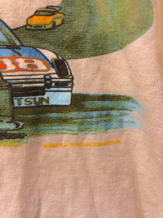 Vintage RARE 1982 Camel GT 500 Ringer T-Shirt Tee… - image 7