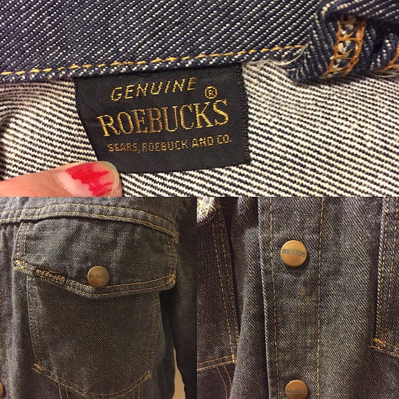 Sears ROEBUCKS 70s Denim Jacket | eBay