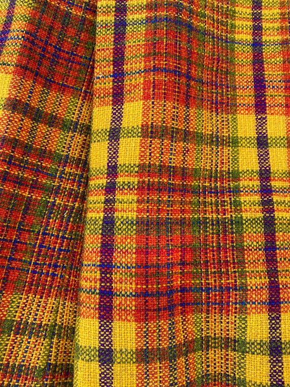 Vintage 1970s Young Traditions Fall Colors Plaid … - image 3